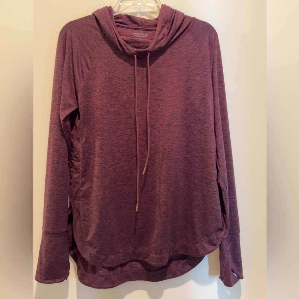 Maroon Athleta pullover hoodie Medium